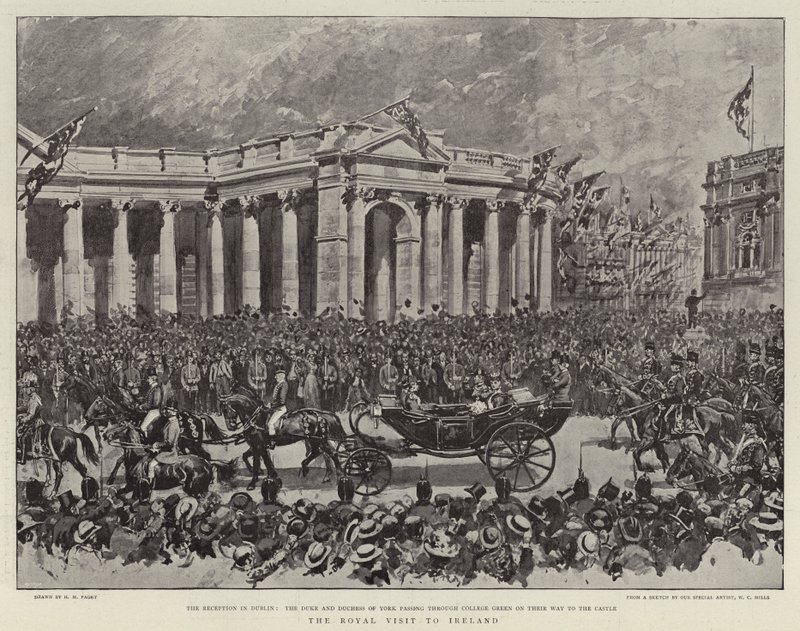 La visita reale in Irlanda da Henry Marriott Paget