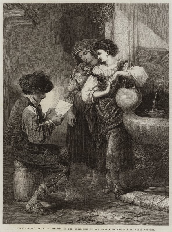 La lettera da Henry Parsons Riviere