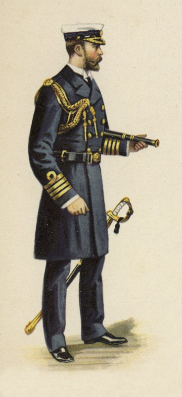 Il Duca di Cornovaglia e York durante il suo servizio navale da Henry Payne