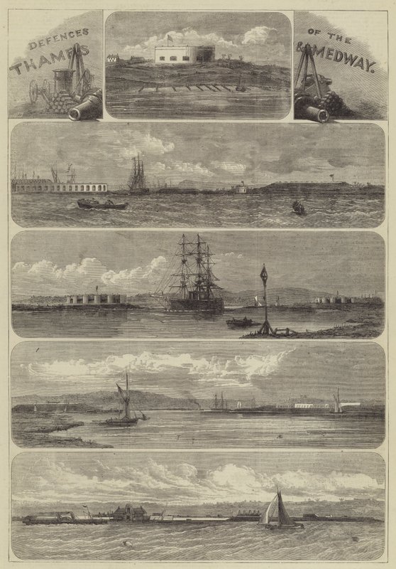 Difese del Tamigi e del Medway da Henry Spernon Tozer