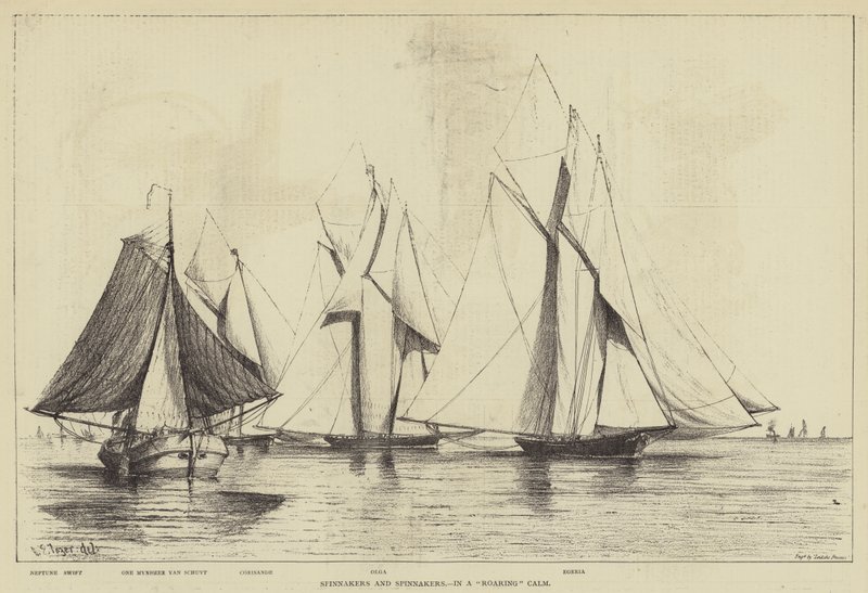 Spinnakers e Spinnakers, in una Calma Ruggente da Henry Spernon Tozer