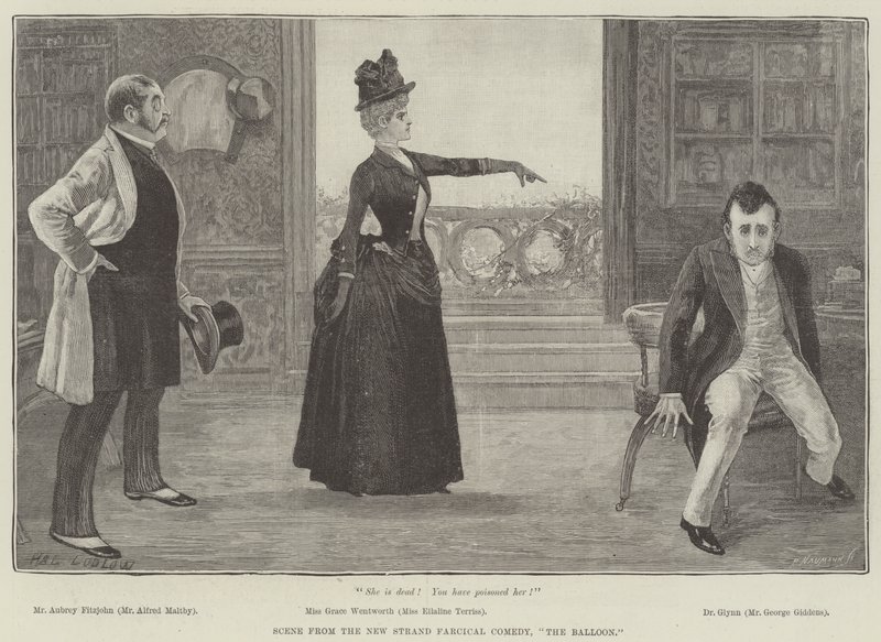 Scena dalla Commedia Farcica del New Strand, Il Pallone da Henry Stephen Ludlow