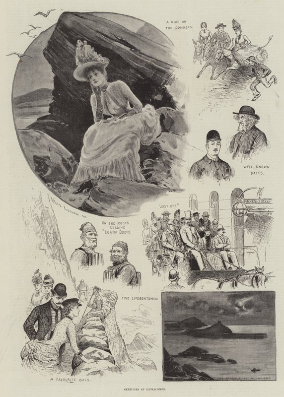 Schizzi a Ilfracombe da Henry Stephen Ludlow