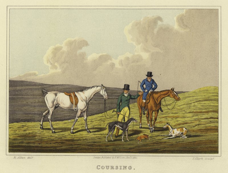 Caccia (cromolitografia) da Henry Thomas Alken