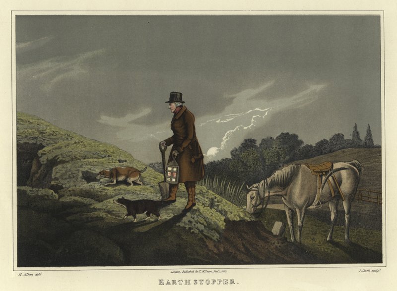 Fermatore di terra da Henry Thomas Alken