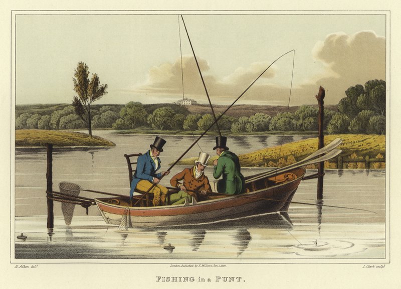 Pesca in una Punt da Henry Thomas Alken