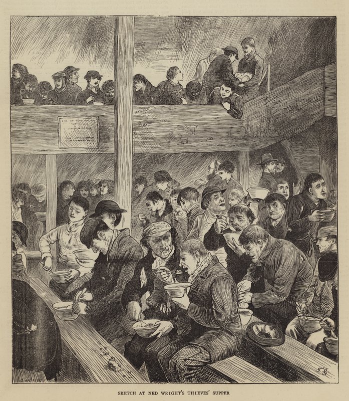 Schizzo alla cena dei ladri di Ned Wright da Henry Towneley Green