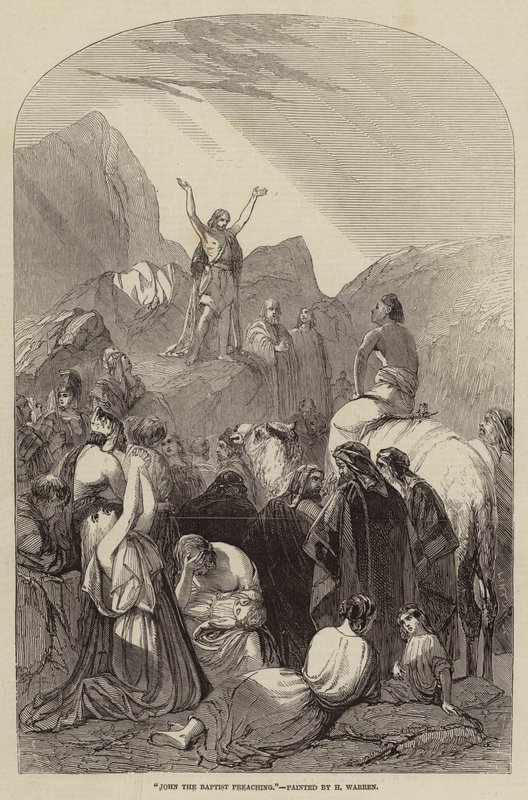 San Giovanni Battista predicante da Henry Warren