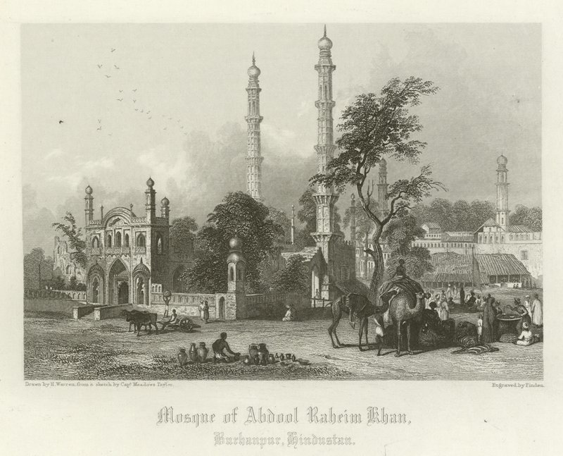 Moschea di Abdul Rahim Khan, Burhanpur, India da Henry Warren