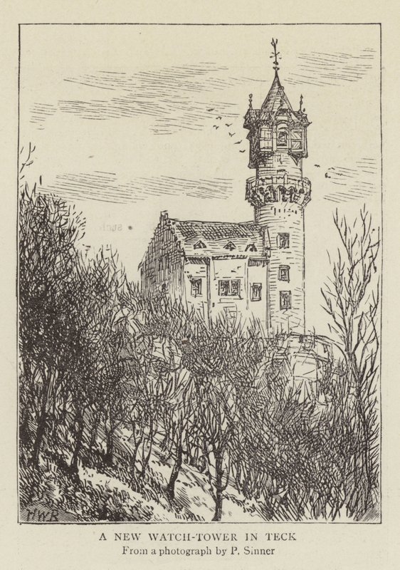 Una nuova torre di guardia a Teck da Henry William Brewer