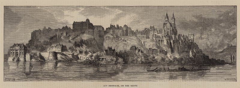 Alt Breisach, sul Reno da Henry William Brewer