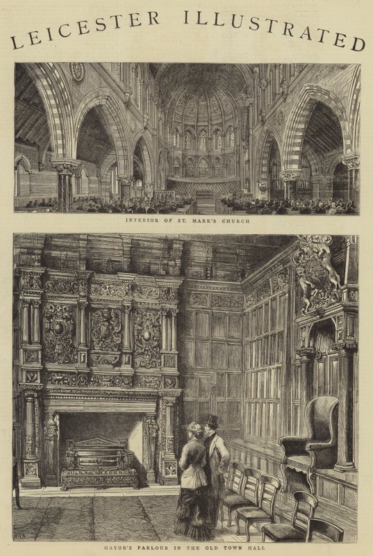 Leicester Illustrato da Henry William Brewer