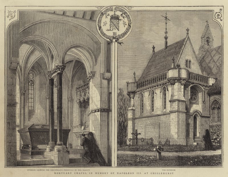 Cappella mortuaria in memoria di Napoleone III a Chislehurst da Henry William Brewer