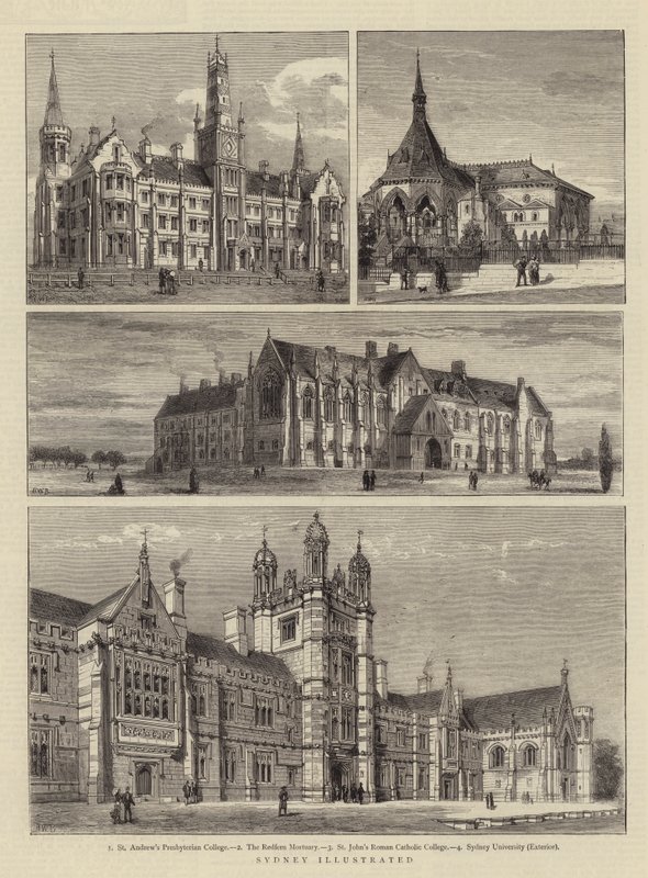 Sydney illustrata da Henry William Brewer