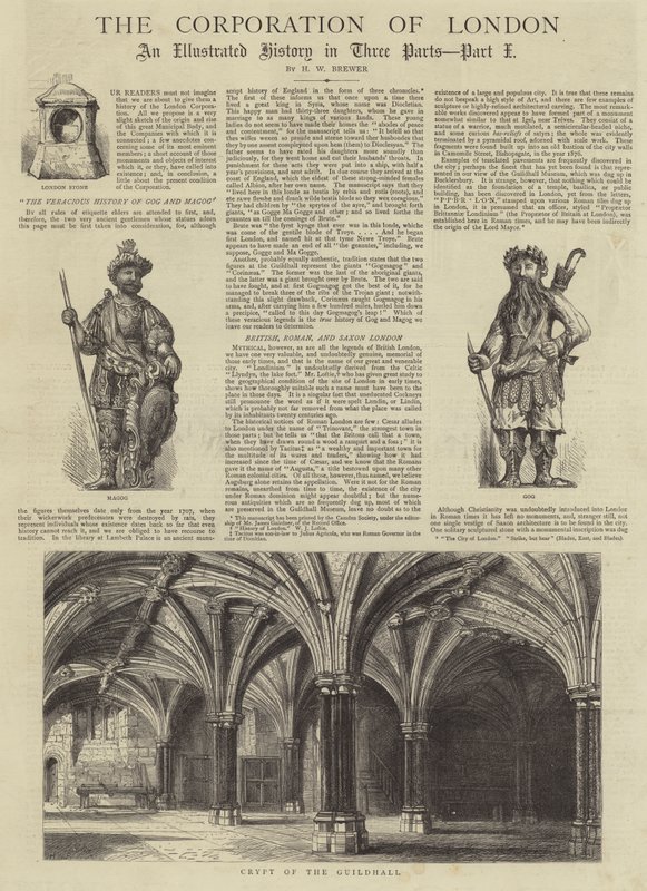 La Corporazione di Londra da Henry William Brewer