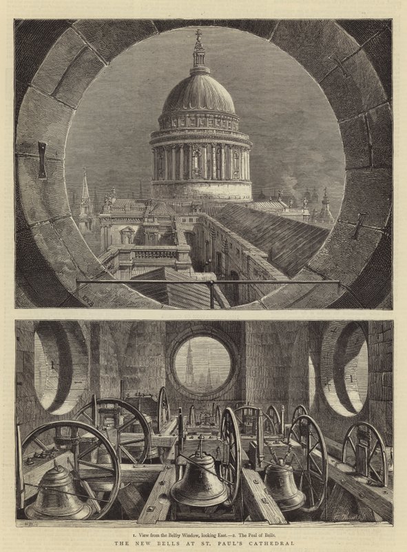 Le nuove campane della Cattedrale di St Paul da Henry William Brewer