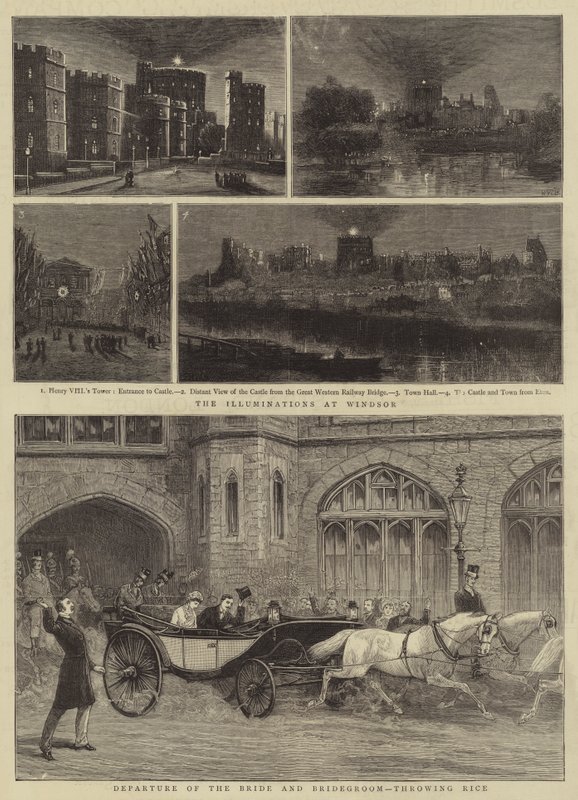 Il matrimonio reale a Windsor da Henry William Brewer