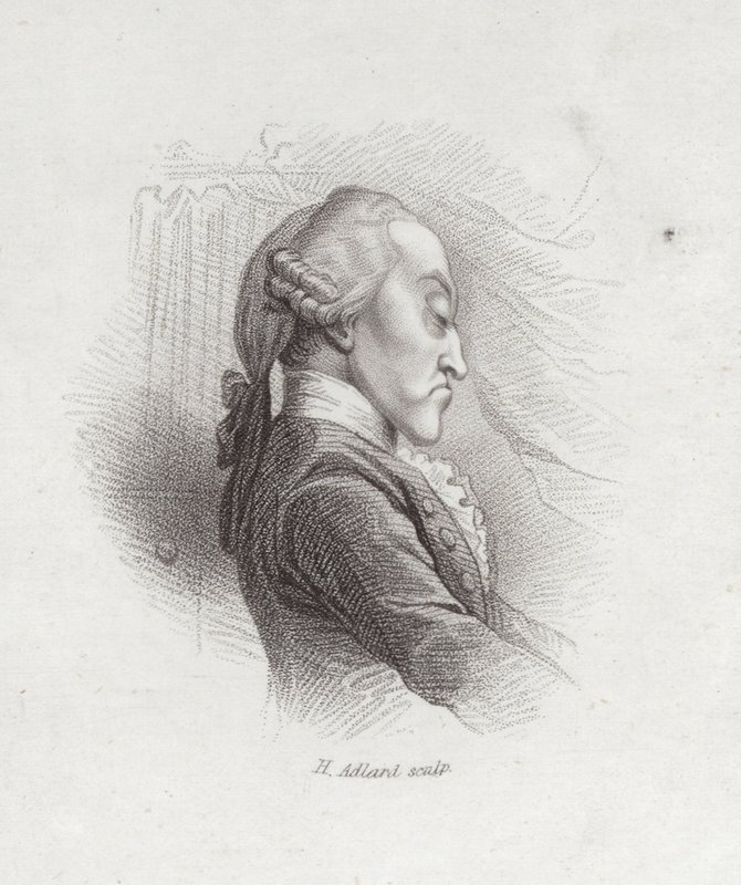 Thomas Augustine Arne, compositore inglese (1710-1778) da Henry Adlard
