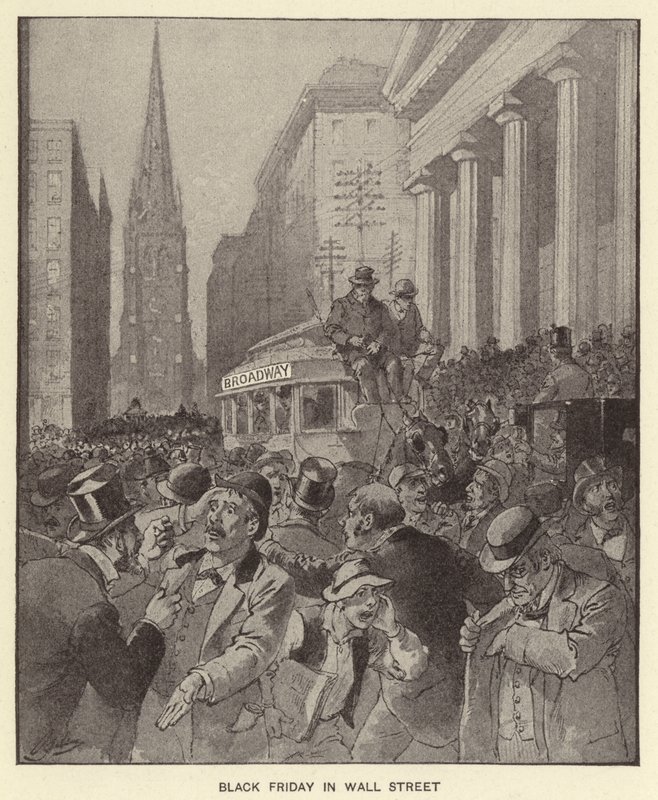 Venerdì nero a Wall Street da Henry Alexander (after) Ogden