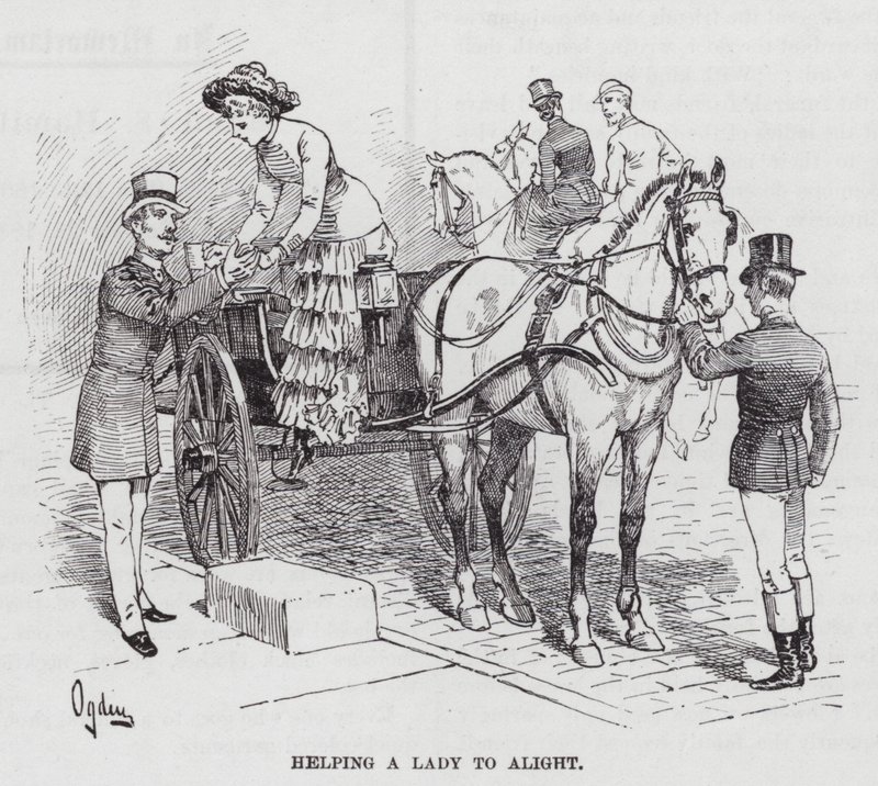 Aiutando una Signora a Scendere da Henry Alexander (after) Ogden