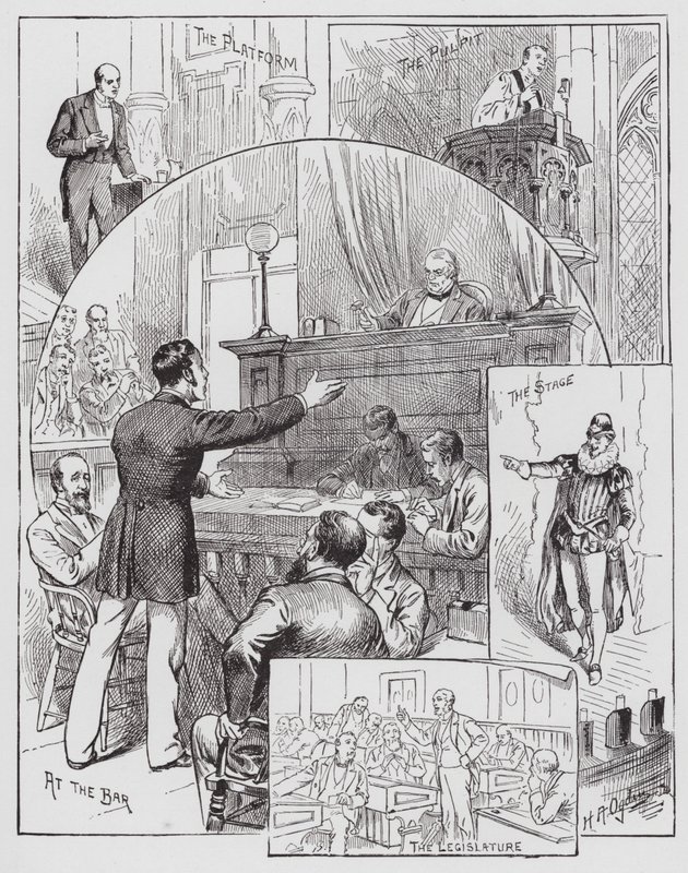 Oratoria e declamazione da Henry Alexander (after) Ogden
