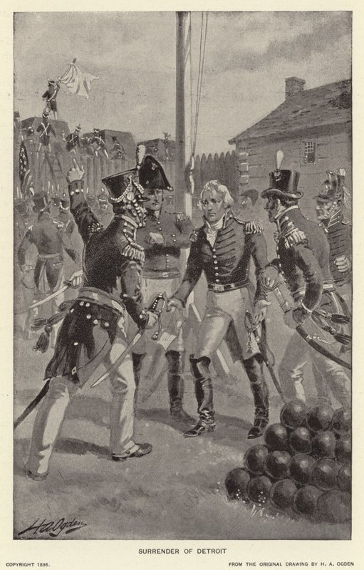La resa di Detroit da Henry Alexander (after) Ogden