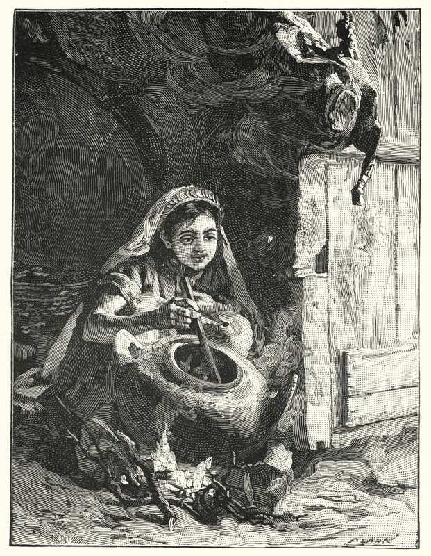 Un calderone bollente (litografia) da Henry Andrew Harper