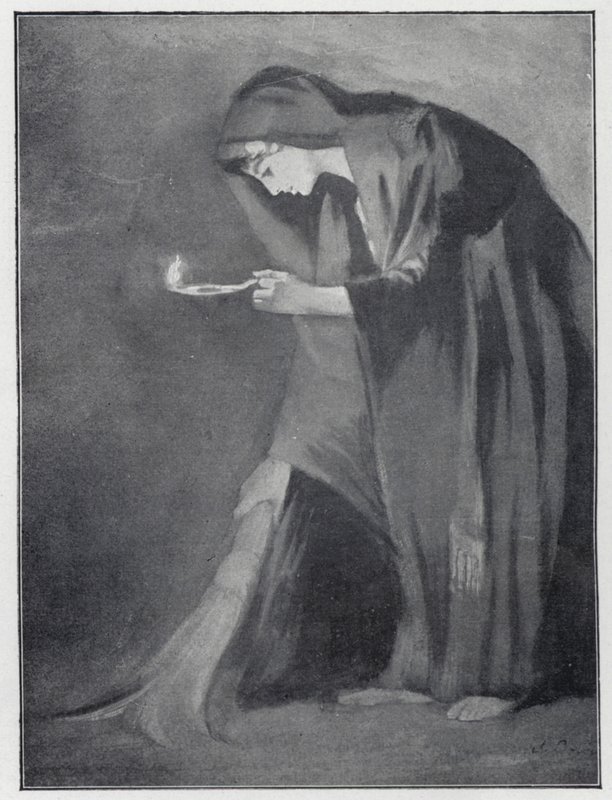 Una donna orientale che cerca una moneta persa da Henry Andrew Harper