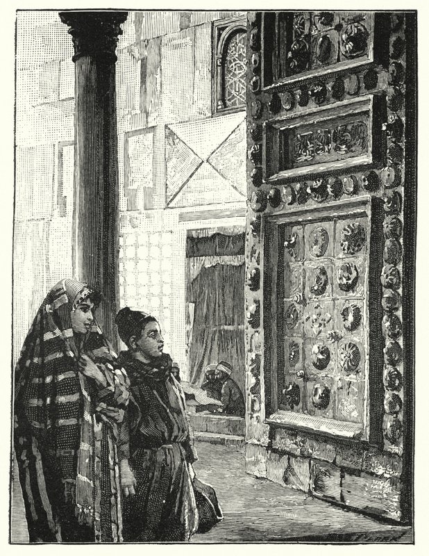 Porta metallica della Grande Moschea di Damasco da Henry Andrew Harper