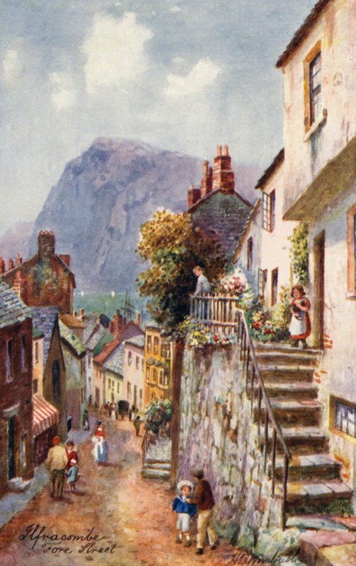 Fore Street, Ilfracombe da Henry B. (after) Wimbush