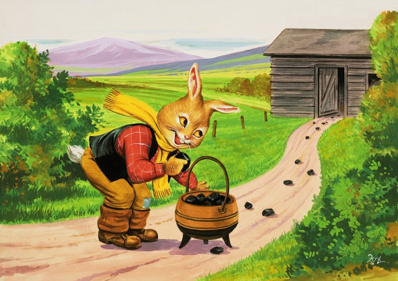 Coniglio Orso da Henry Charles Fox