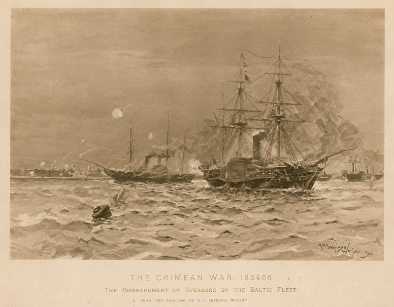 Bombardamento di Sveaborg da parte della Flotta Baltica Britannica, Guerra di Crimea da Henry Charles Seppings Wright