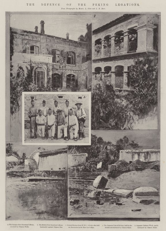 La difesa delle legazioni di Pechino da Henry Charles Seppings Wright