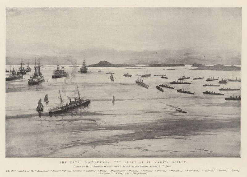 Le Manovre Navali, X Flotta a St Mary