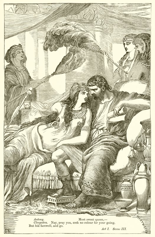 Antonio e Cleopatra da Henry Courtney Selous