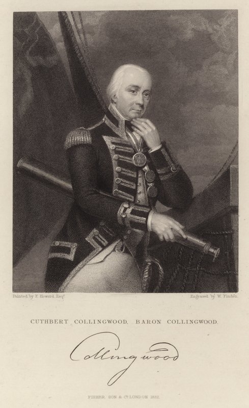 Ritratto di Cuthbert Collingwood da Henry Howard