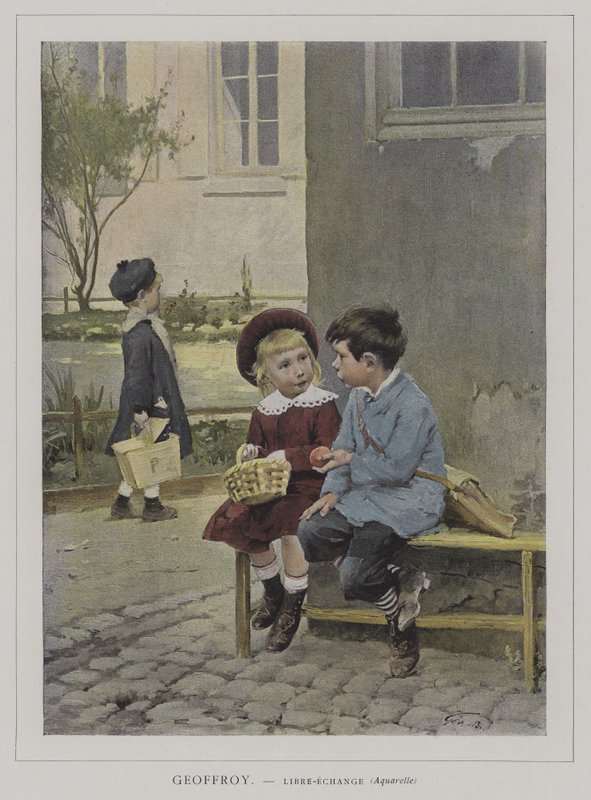 Libero scambio da Henri Jules Jean Geoffroy