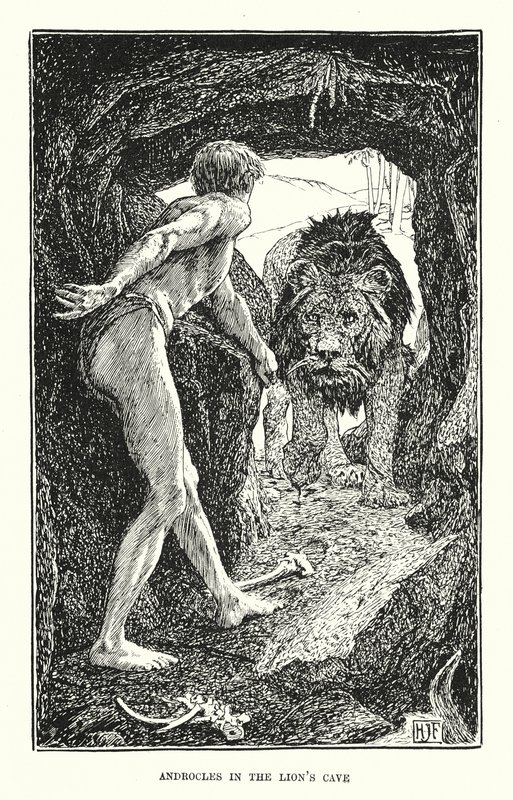 Androclo nella caverna del leone da Henry Justice Ford