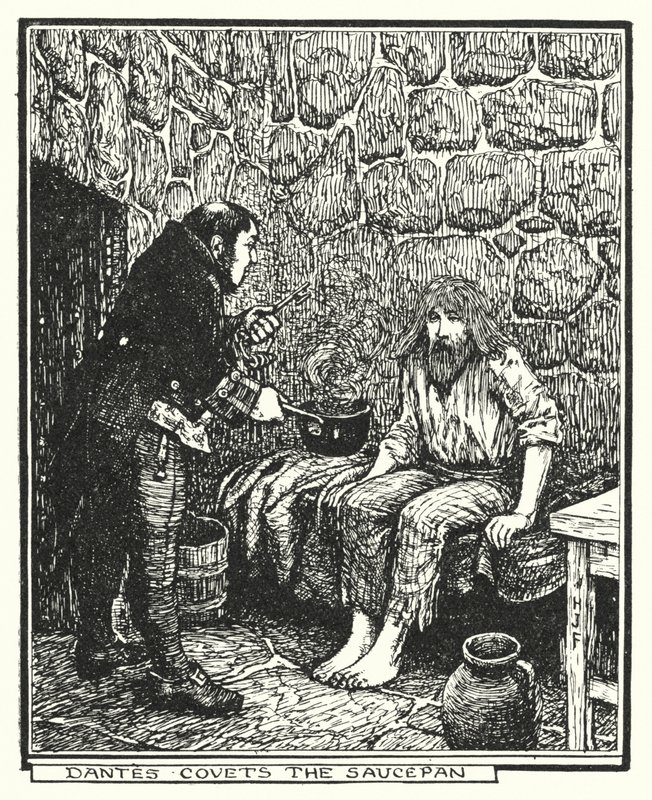 Dantes desidera la pentola (litografia) da Henry Justice Ford