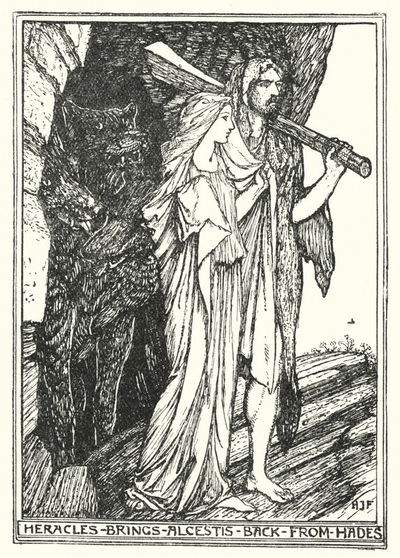 Eracle riporta Alcesti dall
