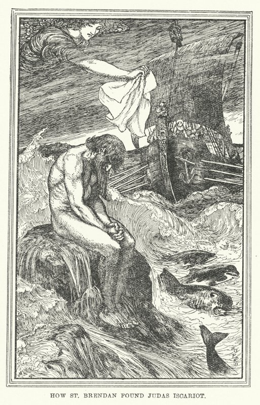 Come San Brendano trovò Giuda Iscariota da Henry Justice Ford