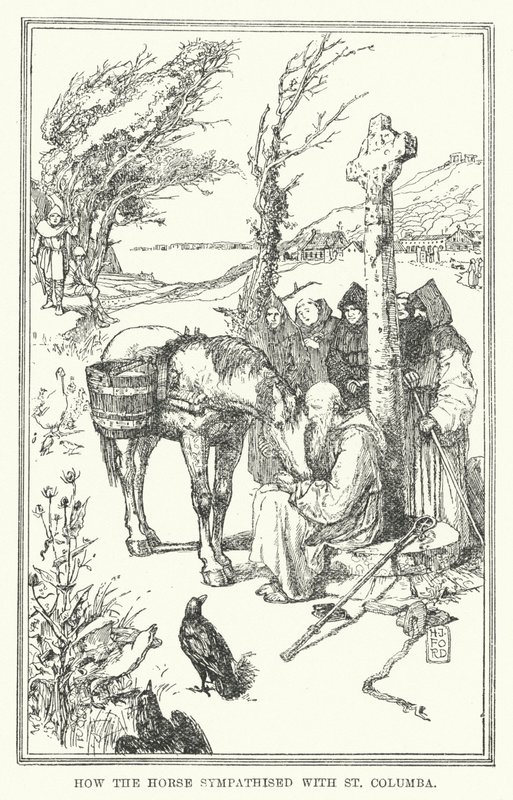 Come il cavallo simpatizzava con San Columba da Henry Justice Ford