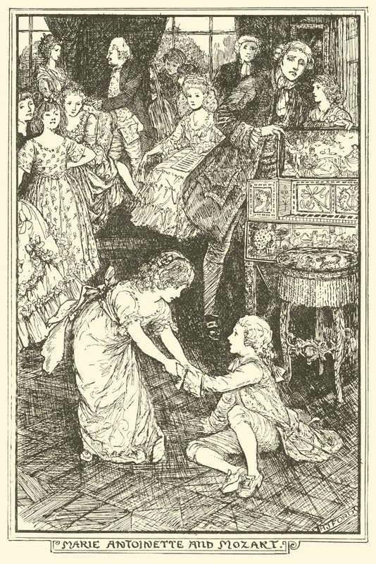 Maria Antonietta e Mozart da Henry Justice Ford