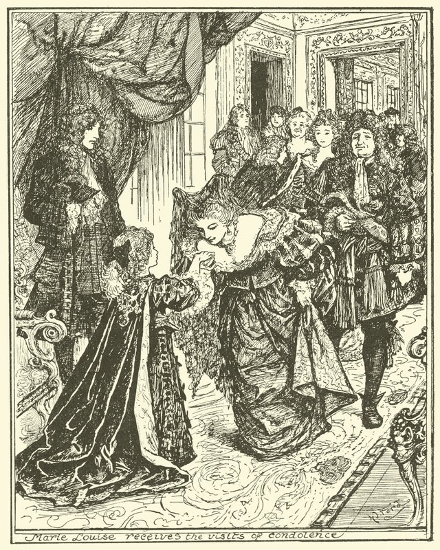 Maria Luisa riceve le visite di condoglianze da Henry Justice Ford