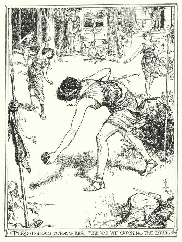 Pero famosa tra le sue amiche per prendere la palla da Henry Justice Ford