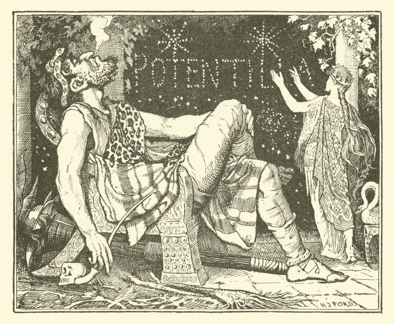 Il principe Narciso e la principessa Potentilla da Henry Justice Ford
