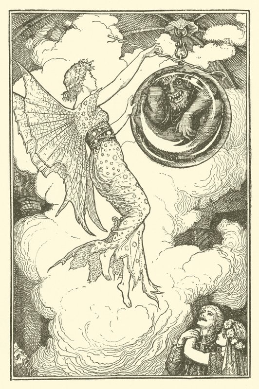 Il principe Narciso e la principessa Potentilla da Henry Justice Ford