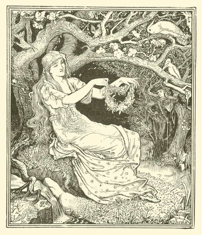 Il principe Narciso e la principessa Potentilla da Henry Justice Ford