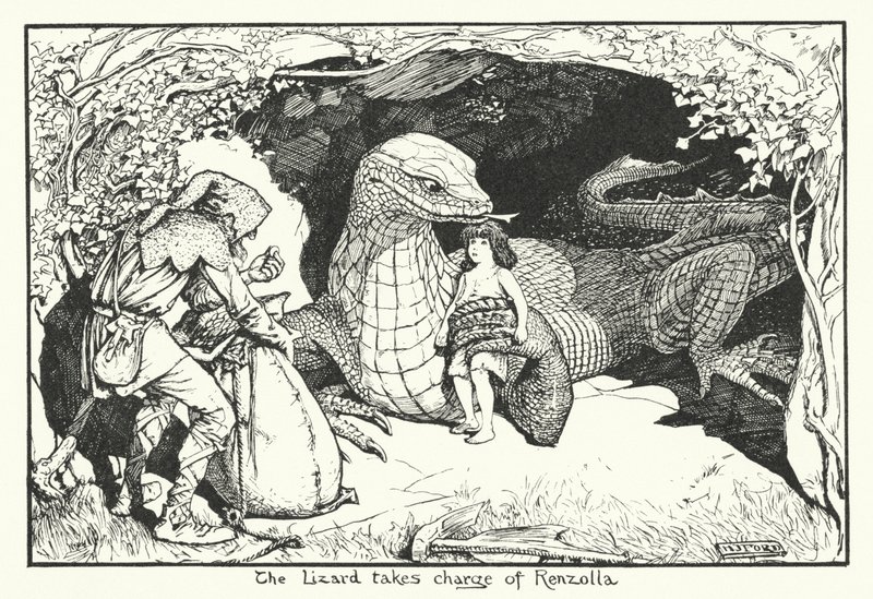 La Lucertola Prende il Comando di Renzolla da Henry Justice Ford
