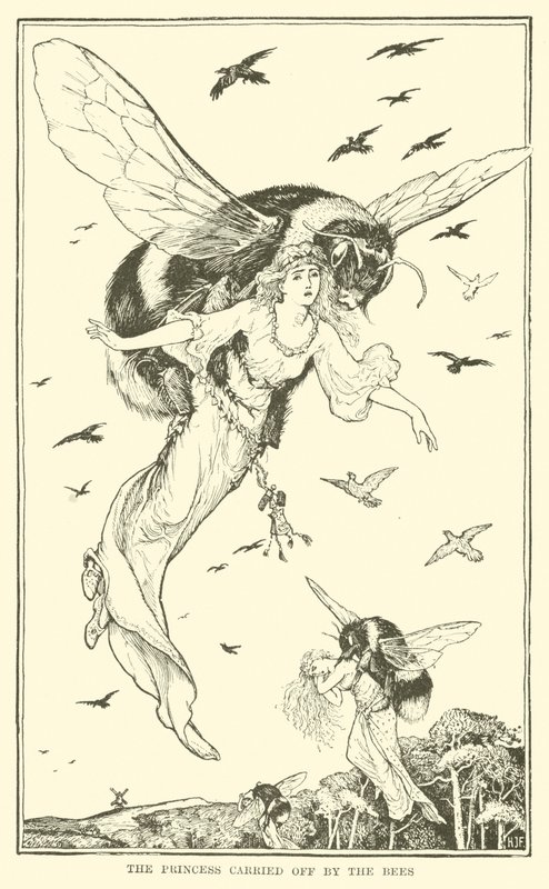 La Principessa rapita dalle api (incisione) da Henry Justice Ford